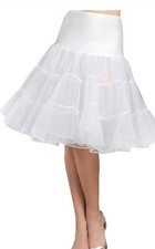 Women's Vintage 50s Rockabilly Petticoat Tutu Skirt 25" Length Crinoline...