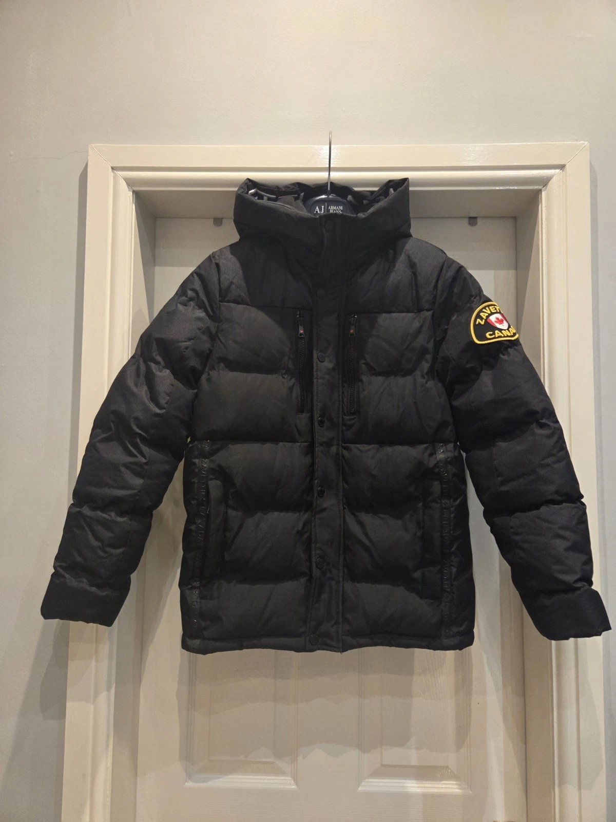 Zavetti Canada Raffino Boys Black Puffa Jacket / Coat - Size Medium *New*