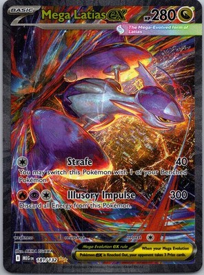 MEGA LATIAS EX 181/132 SPECIAL ILLUSTRATION RARE MEGA EVOLUTION POKEMON HOLO NM