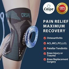 Knee Sleeve Compression Brace Support For Sport Gym Joint Pain Arthritis Relief
