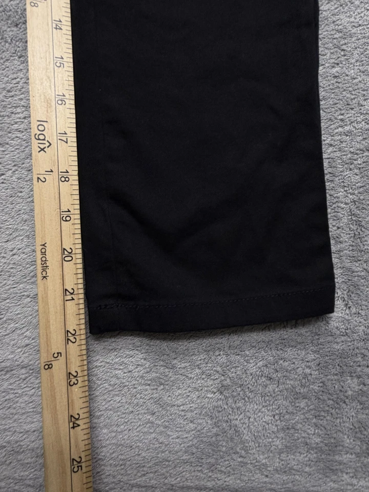 Pantalones Old Navy Niños Medianos 8 Negros Rectos Incorporados Flexibles Cintura Elástica Pull-On Foto 4 de 4