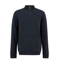 Barbour Cragwell Relaxed Half Zip Sweatshirt Dark Navy
