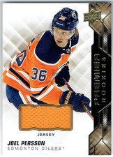 2019-20 Upper Deck Premier Rookie Jersey Relics JOEL PERSSON #89 Edmonton Oilers