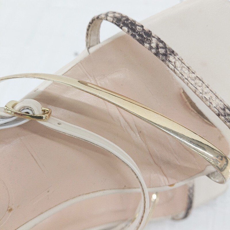 Evol Python Pattern Square Toe Flat Sandals Size … - image 8