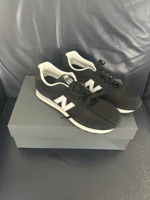 New Balance 515 ML515BLK Black White Suede Mesh Sneakers 