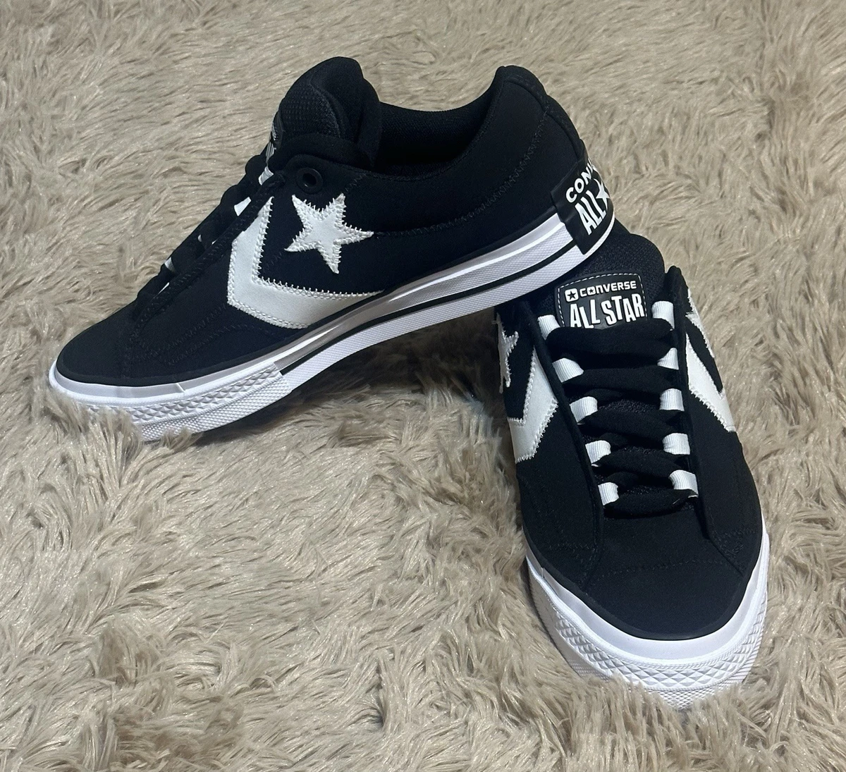 Converse Star Player 76 Low Puff - Black White for Sale
