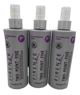 Firenze Professional Two-Point-Five PH Stybilizing Spray 8.5oz BUNDLE OF 3