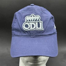 ODU Hat Under Armour Men's Adjustable Navy Blue Crown Logo Cap