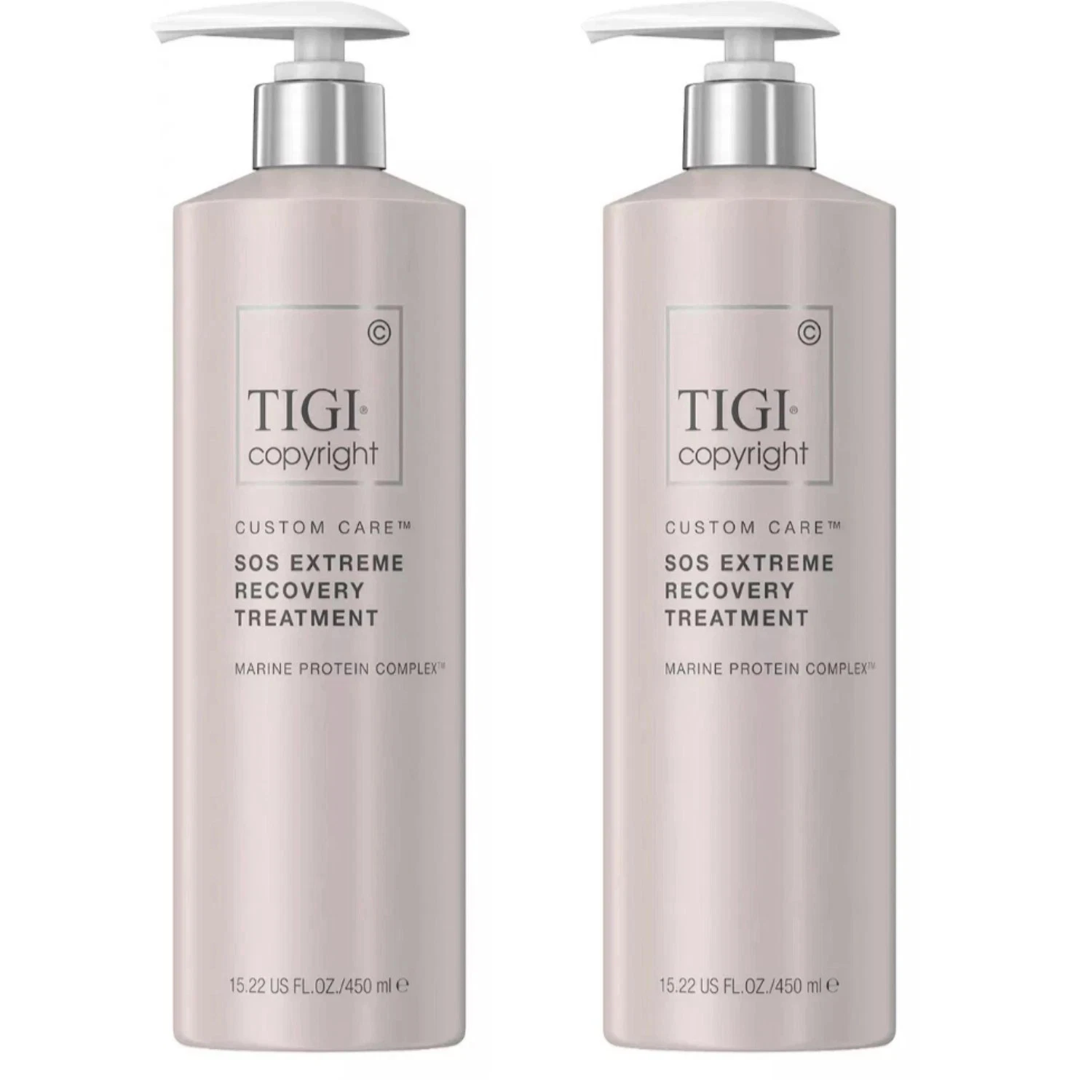 2 TIGI Copyright Custom Care SOS Extreme Recovery Treatment 15.22 oz *New*