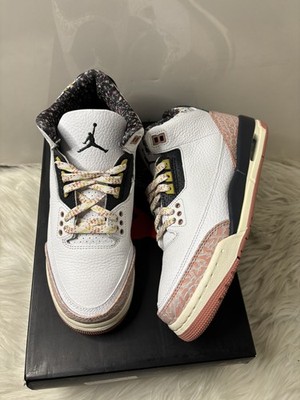 Air Jordan 3 Retro GS  Vintage Floral  - SIZE 6.5Y / 8 WOMENS - CLEAN!
