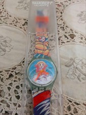 Swatch Yuri Gagarin Cosmonaut Vintage Watch Used Damaged Case