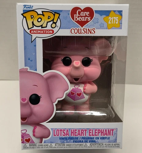LOTSA HEART ELEPHANT Care Bears Cousins Funko POP! Animation #2175 Vinyl Figure