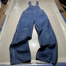 Vintage Oshkosh BGosh Mens Overalls Bibs Sanforized Union Vestbak 36x32 USA Made