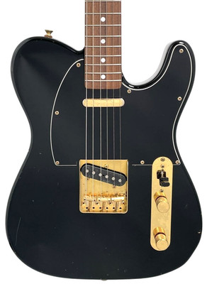 Fender Japan Telecaster Guitar TLG80-60 Black Gold Parts Made in
