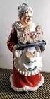 11" Resin Mrs. Claus Kurt Adler Statue Baker Gingerbread Christmas NEW