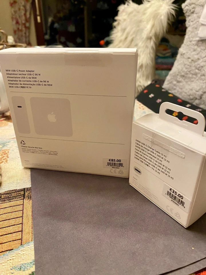 USB-C 96W Power Adapter & USB-C 240W Charge Cable (2 m ) Original Apple - Bild 2 von 4