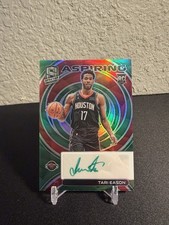 2022-23 Panini Spectra Tari Eason Aspiring Auto RC Green Rookie #/50 Rockets