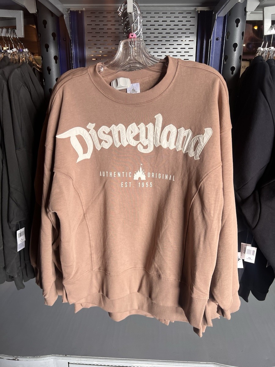 HIR　Lサイズ　Disney land トレーナー XL - Disneyland 2025 Mocha Brown Pullover Crew Sweatshirt | eBay