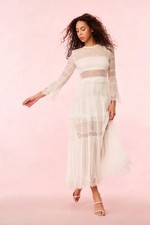 LoveShackFancy Rosney Lace Maxi Dress