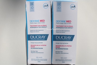 2x Ducray Dexyane MeD Soothing Repair Cream 100ml,3.38 oz dry skin eczema