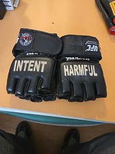 2 pairs Vintage UFC Men's XL Official Fight Gloves Grappling Open Fingers(I)