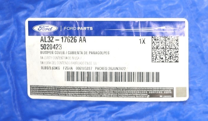 Ford OEM Valance Panel AL3Z17626AA Image 20 for sale online | eBay