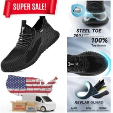 ASTM Compliant Steel Toe Shoes - Breathable, Moisture-Wicking & Comfort-Focused