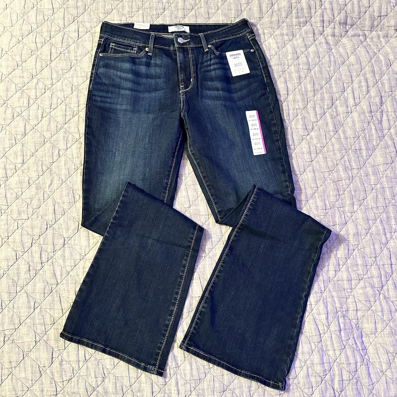 Denizen from Levi’s Womens 8L Bootcut Jeans W29 L34 Mid Rise Stretch Denim NWT