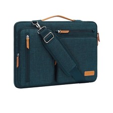 MOSISO 360 Protective Laptop Shoulder Bag,14 inch 14 inch, Teal Green