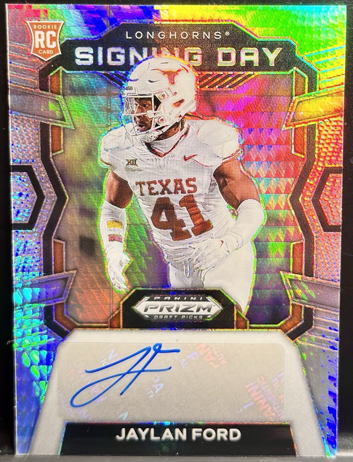 Jaylan Ford Panini Prizm Draft Picks Signing Day #SDJFD Hyper