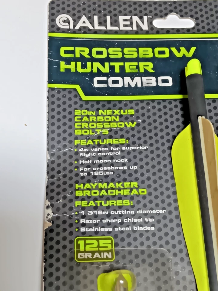 Allen 十字弓猎人组合套装带宽头野外点和狩猎配件 — 第 4/4 张图片