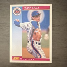 Score 1992 Frank Viola #220 New York Mets Baseball Card Base Set