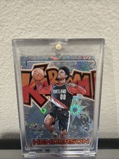 2023-24 Panini Crown Royale Scoot Henderson Kaboom SSP RC #5 Trail Blazers