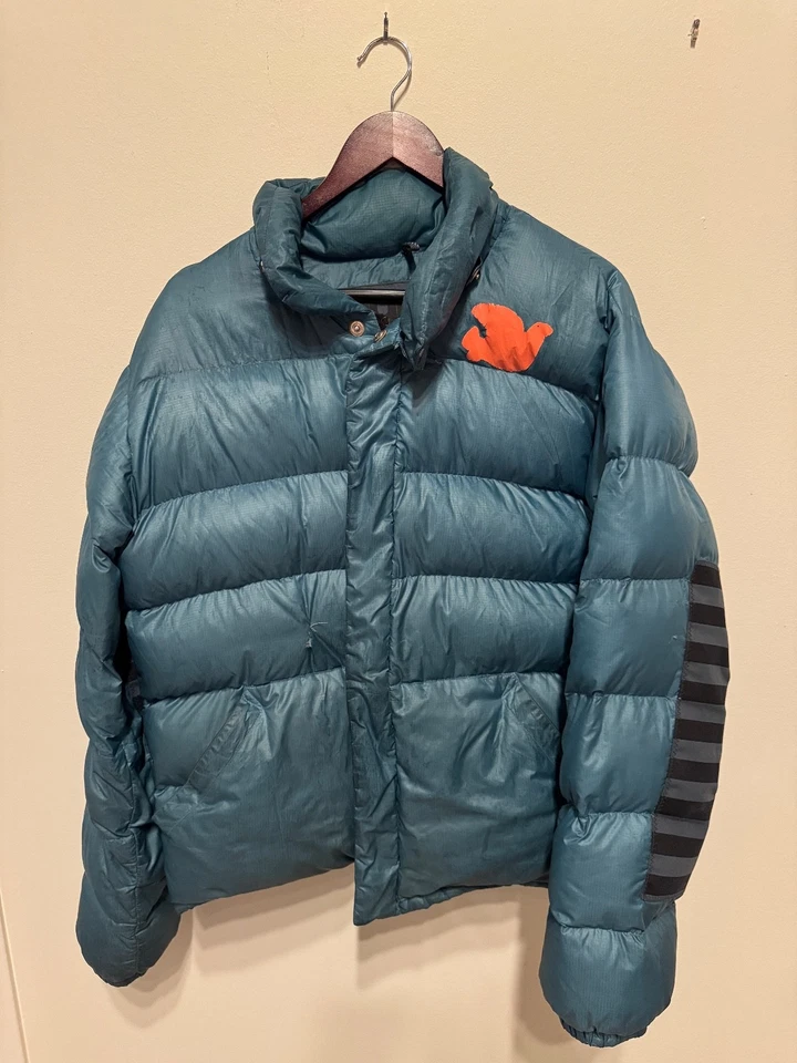 Burton x Free City Dry Ride Down Puffer Jacket Blue Men's M Super Rare - Image 4 of 4