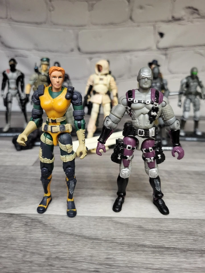 GI Joe 25th 50th POC Gen Hawk Figura Lote Ojos de Serpiente Torpedo Snow Job Wild Bill  Foto 2 de 4