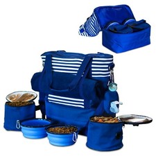 Dog Travel Bag for Supplies Pet Travel Bag Dog Tote Bag Dog Food Travel Bag