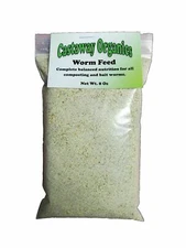 Castaway Organics Worm Food Chow for Composting Night crawler Wigglers Live Bait