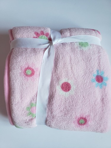 Gerber Rosa Bebé Manta Flores Floral Felpa Lovey Seguridad Blankie Nuevo 30 40 - Imagen 4 de 4