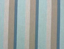 SUNBRELLA 58039 GATEWAY MIST BLUE STRIPE OUTDOOR FURNITURE FABRIC BY YARD 54"W