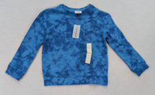 Cat Jack Boys Girl's Sweatshirt Size S Blue Tie-Dye Pullover NEW