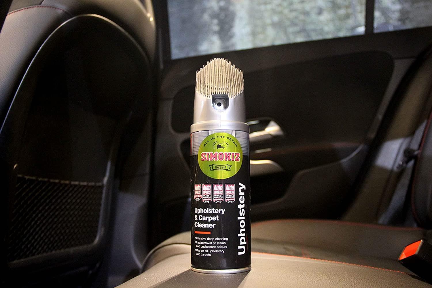 2x Simoniz Car Upholstery Fabric & Carpet Cleaner Foam Stain Remover