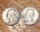 (2) Washington Quarters - GEM BU - 1946-S  1955-D  KEY DATES