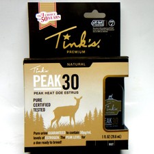 Tink's W6221 Peak 30 PREMIUM HEAT DOE ESTRUS 1 oz. RUT Pure Certified Tested