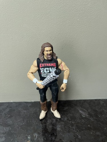 WWE Mattel Elite Ringside Cactus Jack Barbwire Bat Wrestling Figure WWF Foley