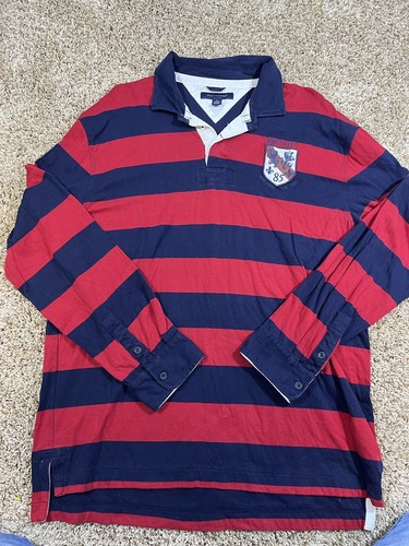 Mens Tommy Hilfiger Long Sleeve Polo 