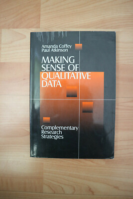 Making Sense of Qualitative Data von Coffey & Atkinson  Taschenbuch Seh Gut!!