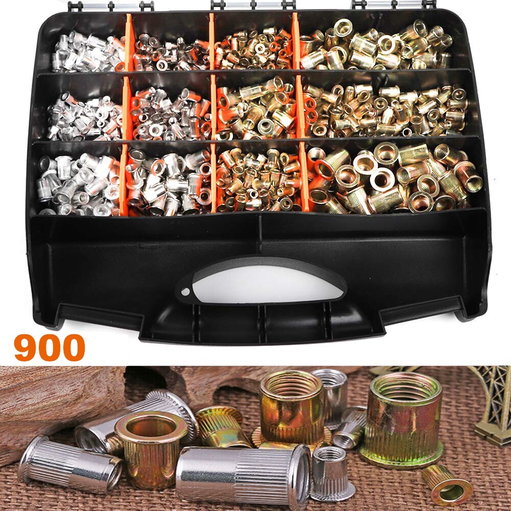 900 Rivet Gun Kit Rivnut Thread Setting Tool Nut Setter NutSert Metric Riveting