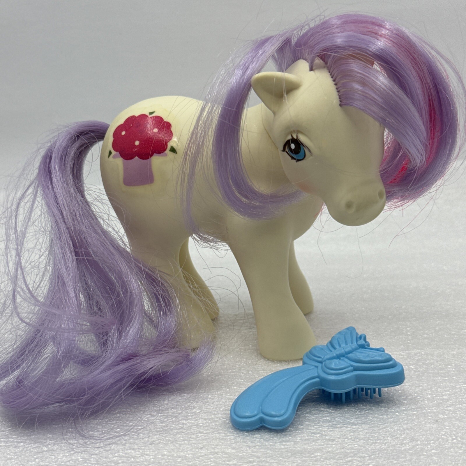Vintage 1983 My Little Pony MLP G1 Magic Message Ponies "Cappello magico" con pennello