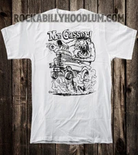 Retro Hot Rod Tee T Shirt Art Ed Big Daddy Roth Monster Mr Gasser