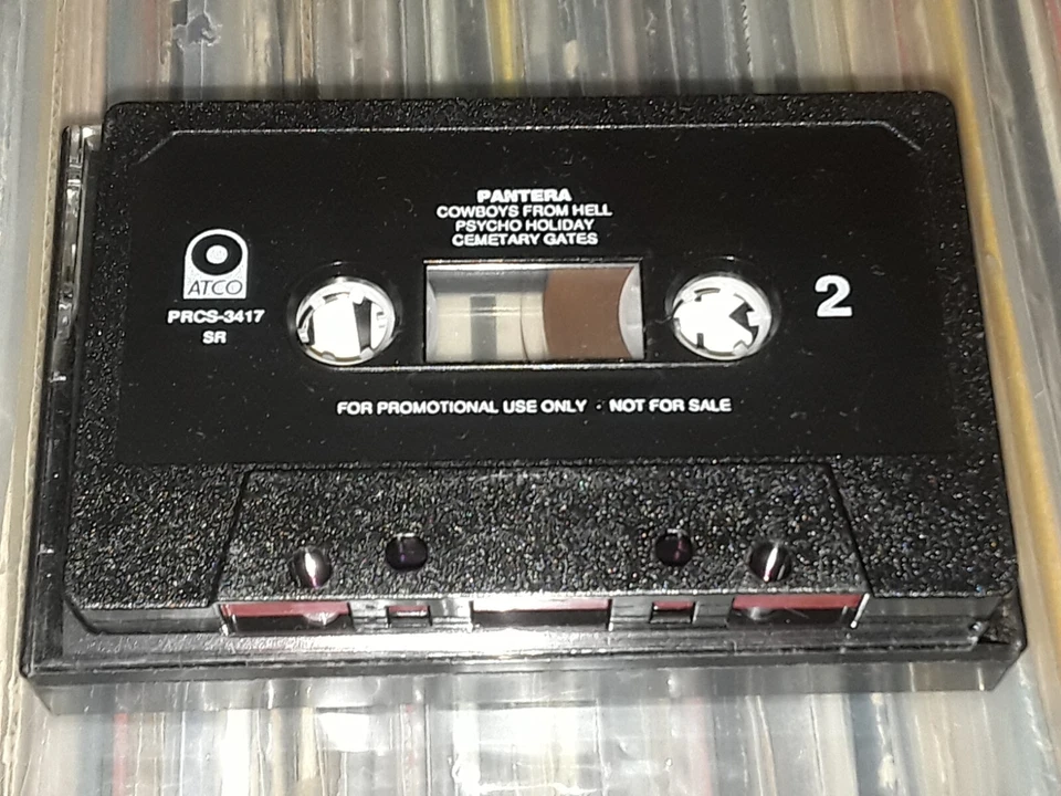 ORIGINAL PANTERA COWBOYS FROM HELL PREVIEW PROMOTIONAL ONLY CASSETTE TAPE METAL Foto 4 de 4